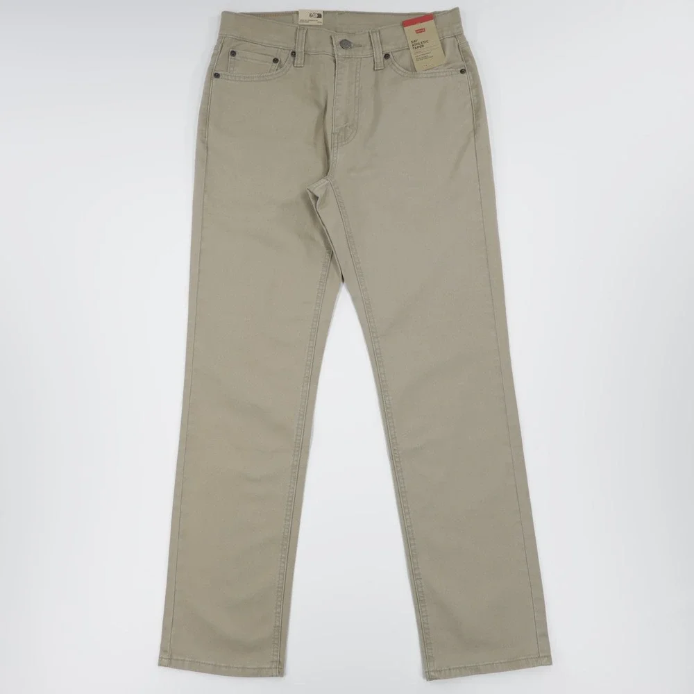 Levi's 541 Men's Athletic Tapered‎ Jeans Stretch Lightweight Denim Beige W30 L32